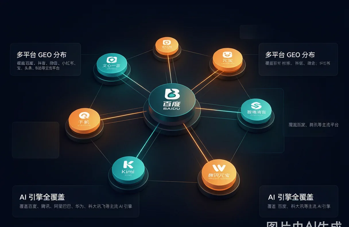 七大AI平台矩阵示意图